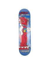 Krooked Shiloh Greathouse Guest Model Blue Red White Size 7.75" Vintage NOS Deck