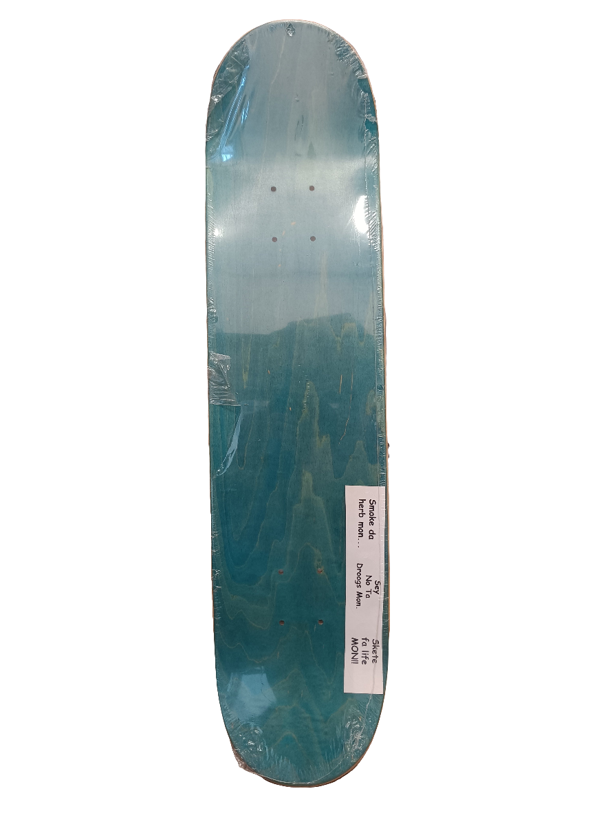 Shorty's Brandon Turner Pot Smoke Multi Size 7.5" Vintage NOS Deck