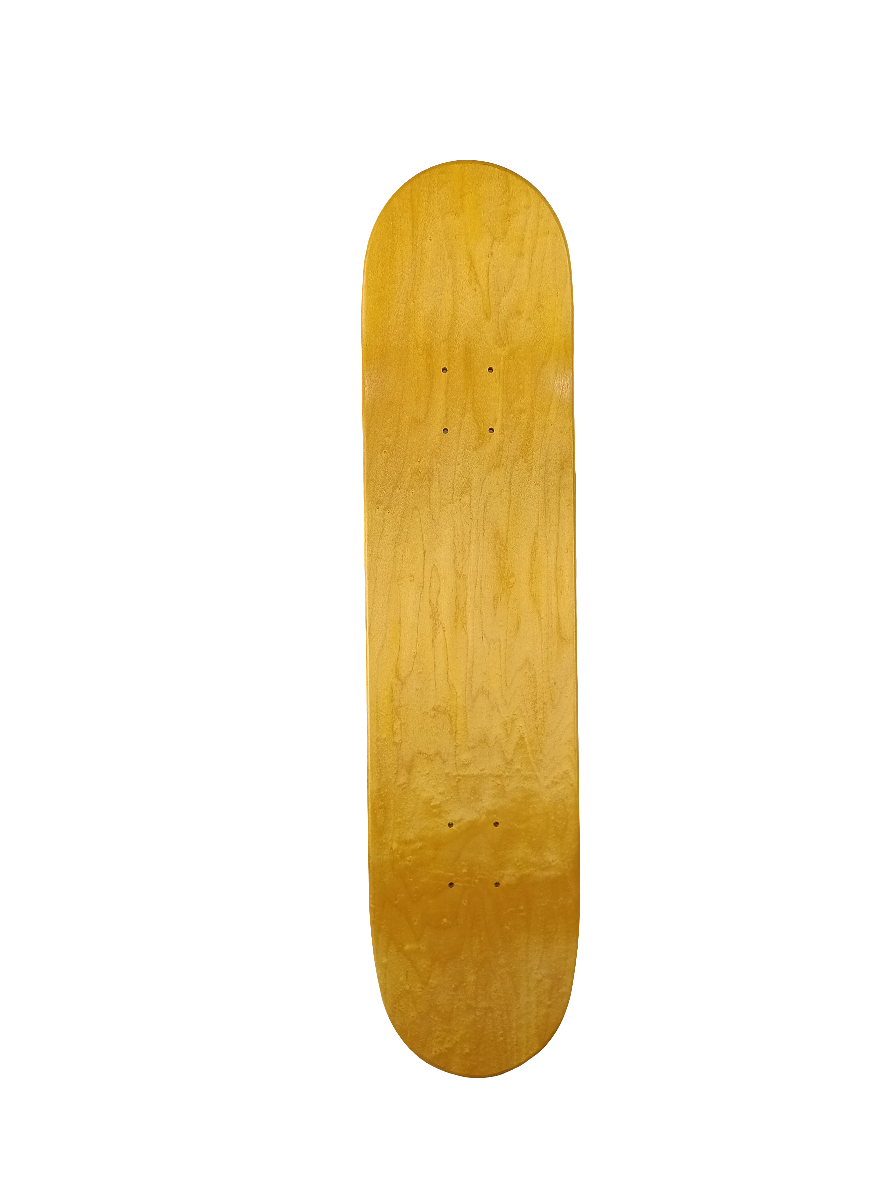 Vehicle Robbie Gangemi Elephants Black Yellow White Size 7.6" Vintage NOS Deck