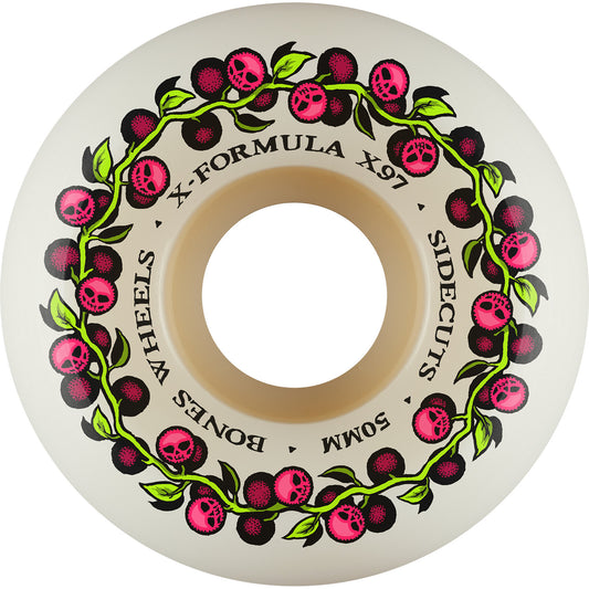Bones X-Formula Skull Berries V5 Side-Cut 50mm 97A Skateboard Wheels