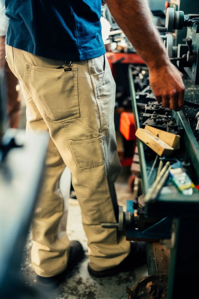 Seager Bison Canvas Stone Regular Fit Pants