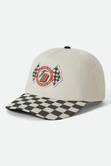 Brixton Goodyear Speedway Hp Off White Snapback Hat