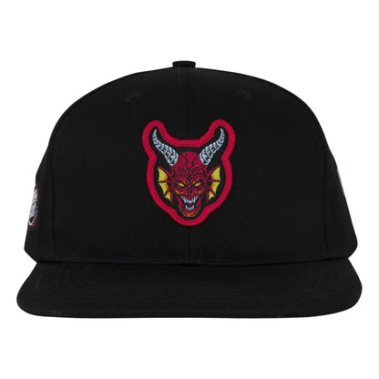Santa Cruz Stranger Things Hellfire Club Black Structured Snapback Hat