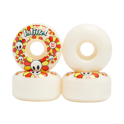 Blind Reaper Bloom Red Yellow 52mm Skateboard Wheels