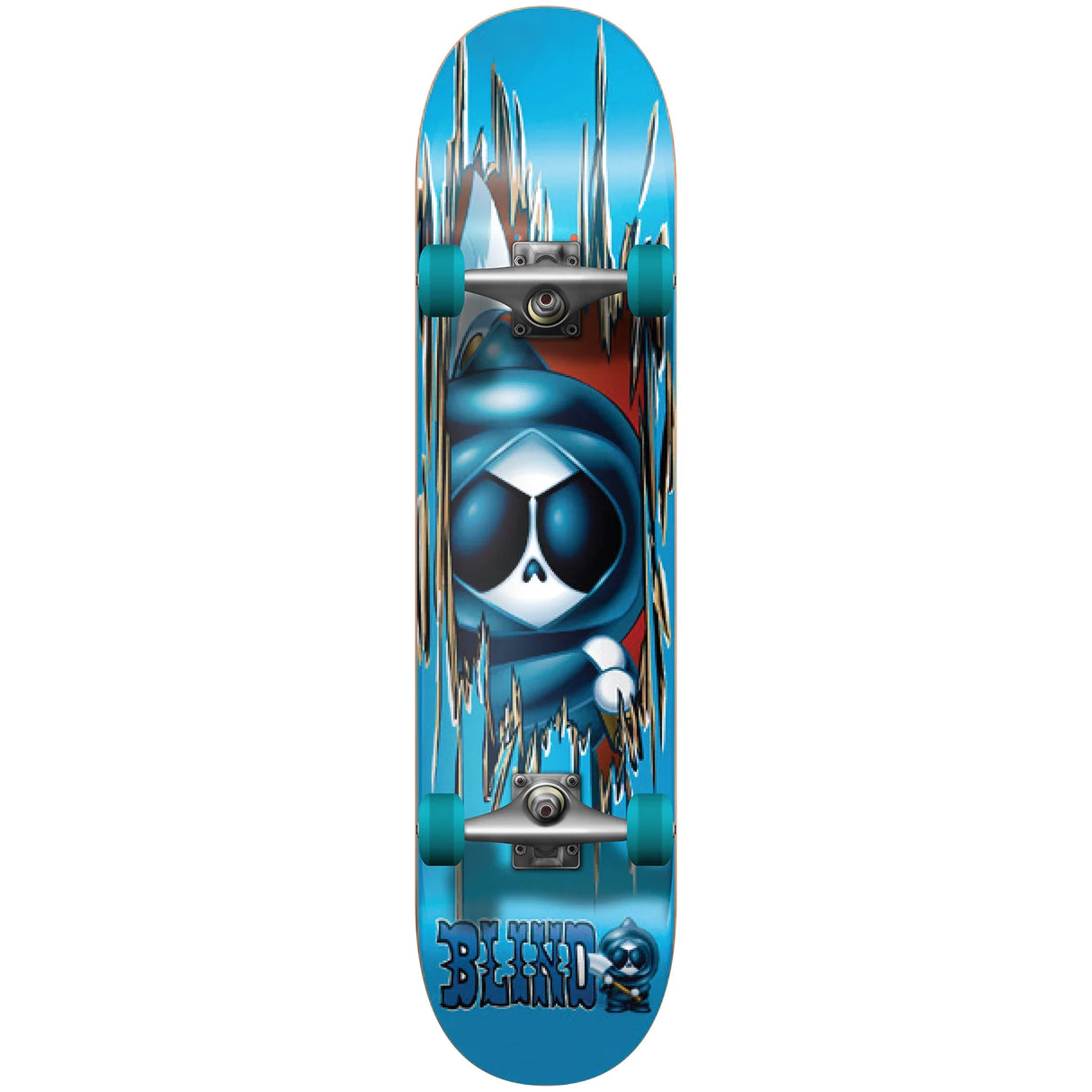 Blind Classic KNNY Axe Blue Skateboard Complete