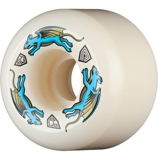 Powell Peralta Dragon Formula Nano Rat Blue 97a 54mm x 39mm AA2 Skateboard Wheels