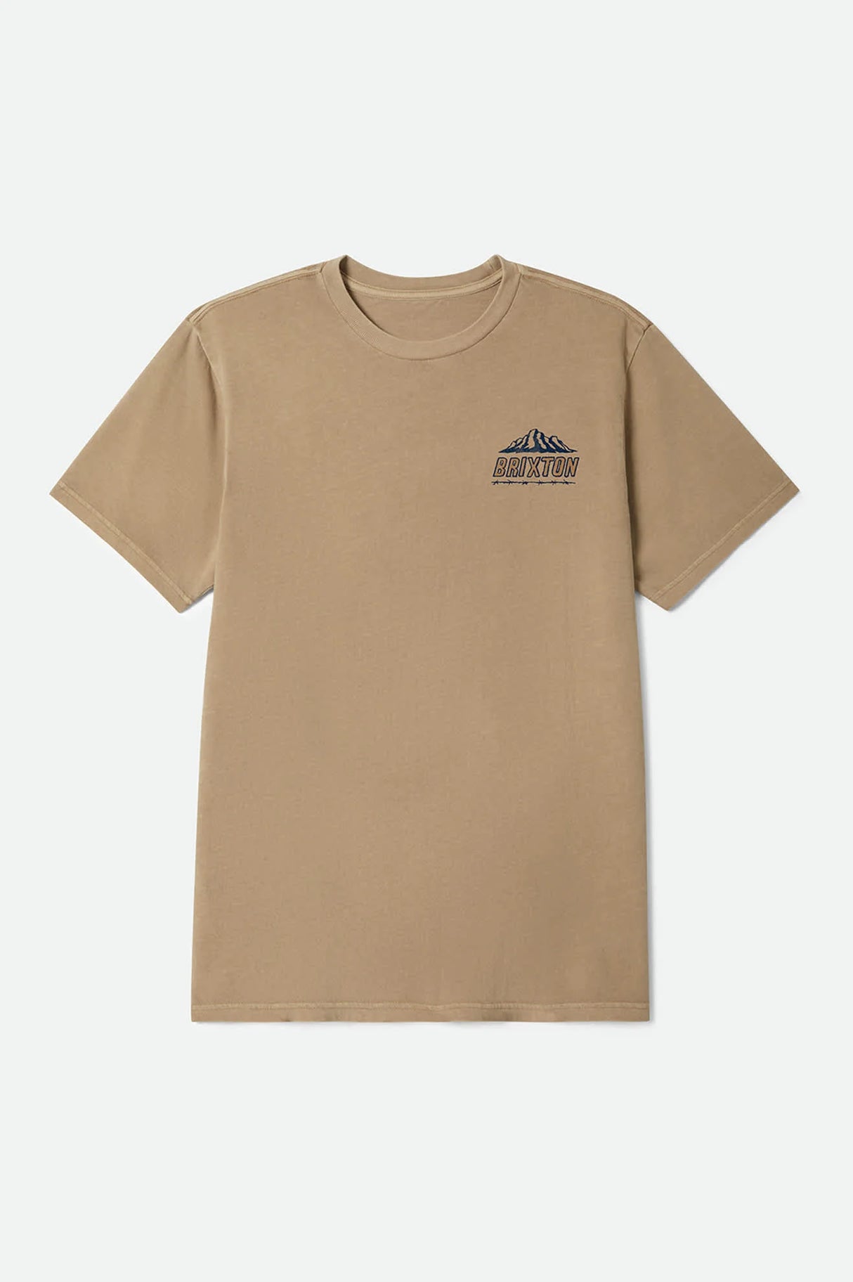 Brixton Madden Timeless Taupe Worn Wash S/s Standard Tee Shirt