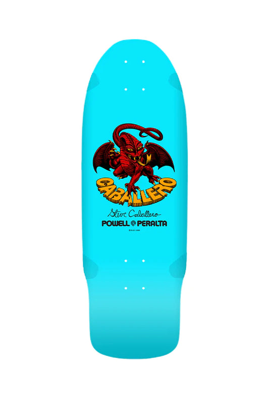 Bones Brigade Series 15 Caballero Light Blue Shaped Skateboard Deck