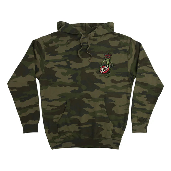 Santa Cruz Stranger Things Demogorgon Dot Camo Heavyweight Hooded Sweatshirt