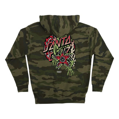 Santa Cruz Stranger Things Demogorgon Dot Camo Heavyweight Hooded Sweatshirt