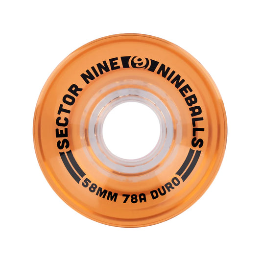 Sector Nine Nineballs Cantaloupe 58mm 78a Cruiser Skateboard Wheels
