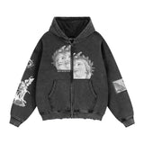Primitive Century Heavyweight Black Hooded Sweatshirt