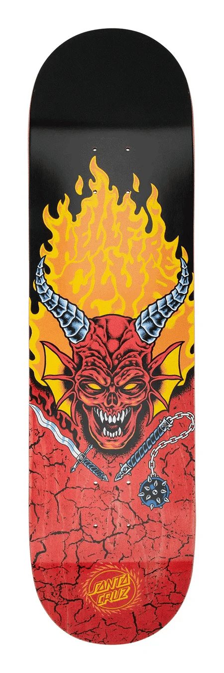 Santa Cruz Stranger Things Hellfire Club 8.25" Skateboard Deck