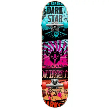 Darkstar Collapse Aqua First Push 7.875" Complete Skateboard