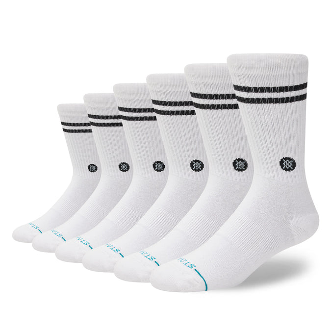 Stance Core 6 Pack Crew White Socks
