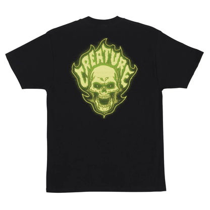 Creature Bonehead Glitch Black Heavyweight S/s Shirt