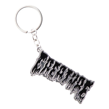 Creature Hesher Flame Silver Keychain