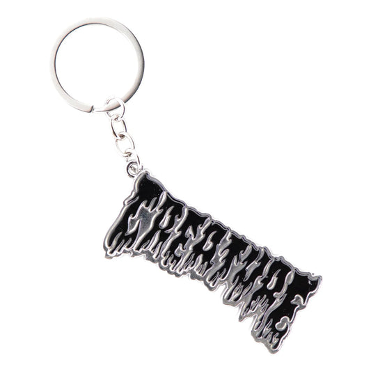 Creature Hesher Flame Silver Keychain