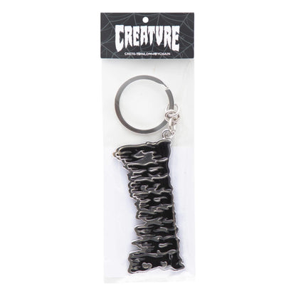 Creature Hesher Flame Silver Keychain
