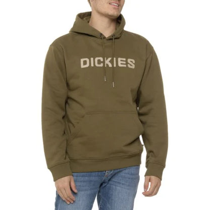Dickies Skateboarding Big Front Logo Olive Green Hooded Sweatshirt