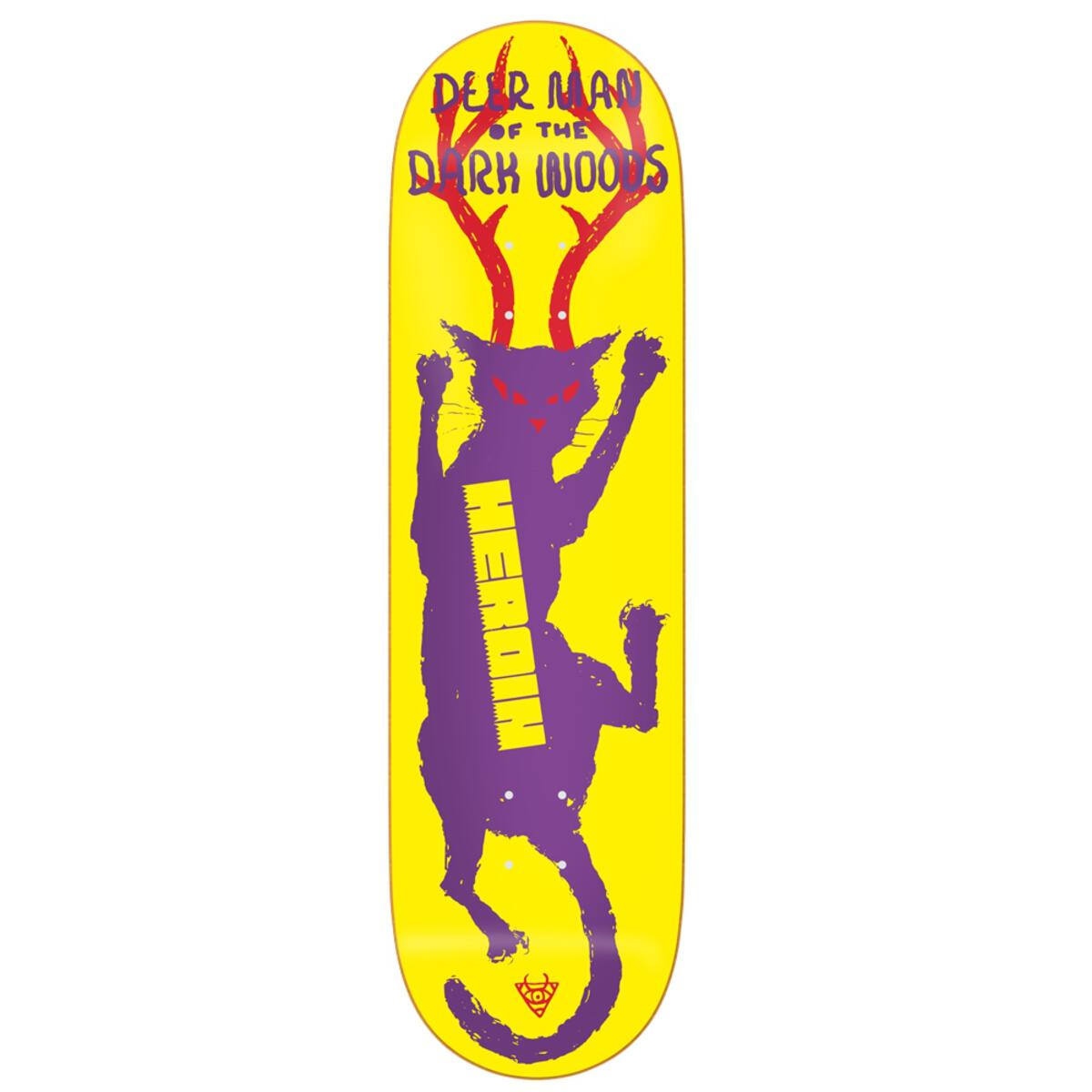 Heroin Deer Man of The Dark Woods Giallo 9.0" Skateboard Deck