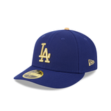 New Era Los Angeles Dodgers MLB Gold 2025 Low Profile 59Fifty Fitted Hat