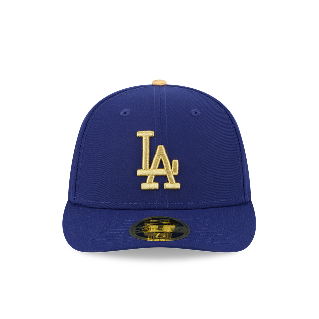 New Era Los Angeles Dodgers MLB Gold 2025 Low Profile 59Fifty Fitted Hat