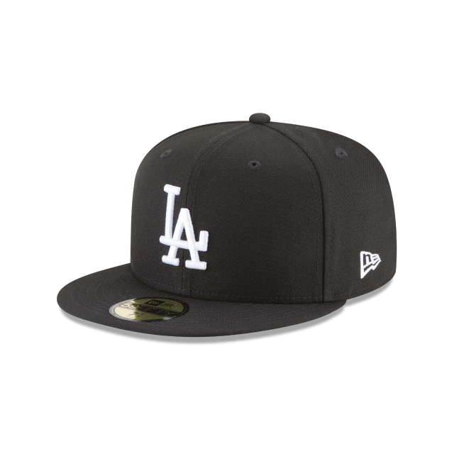New Era Los Angeles Dodgers Basic Black/White 59Fifty Fitted Hat