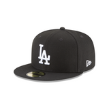 New Era Los Angeles Dodgers Basic Black/White 59Fifty Fitted Hat