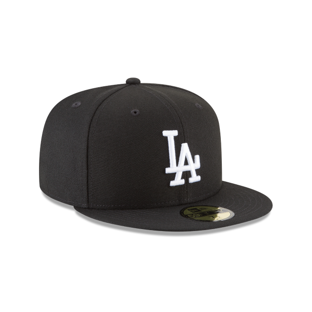 New Era Los Angeles Dodgers Basic Black/White 59Fifty Fitted Hat