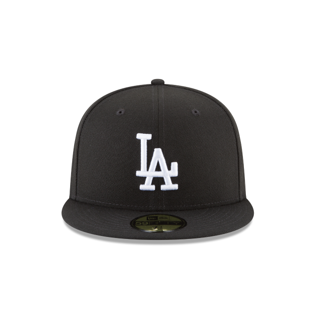New Era Los Angeles Dodgers Basic Black/White 59Fifty Fitted Hat