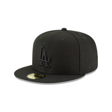 New Era Los Angeles Dodgers Basic Black/Black 59Fifty Fitted Hat