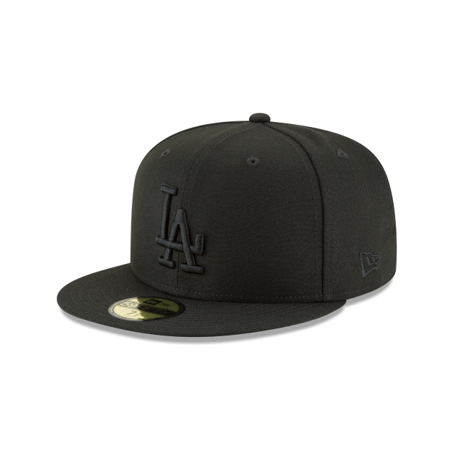 New Era Los Angeles Dodgers LA Black/Black Grey Undervisor 59Fifty Fitted Hat