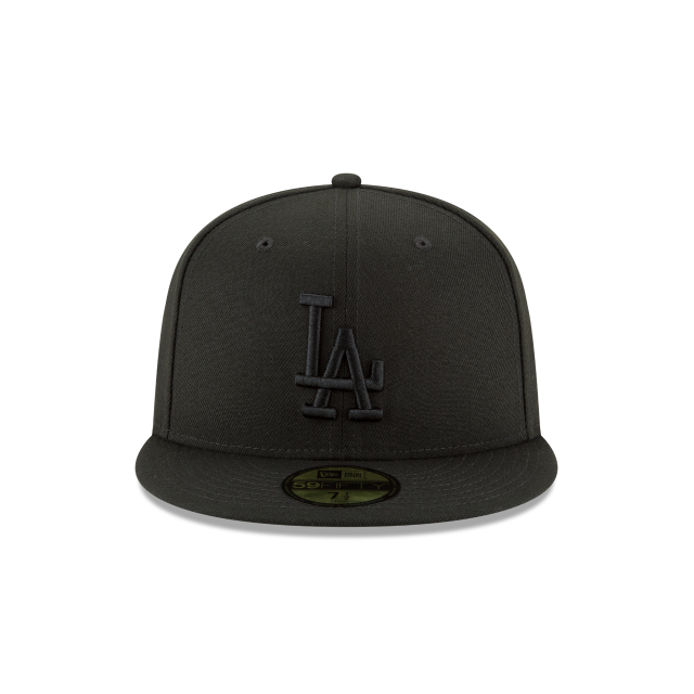New Era Los Angeles Dodgers LA Black/Black Grey Undervisor 59Fifty Fitted Hat