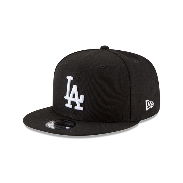 New Era Los Angeles Dodgers Basic Black/White 9Fifty Snapback Hat