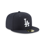 New Era Los Angeles Dodgers Basic Navy 59Fifty Fitted Hat