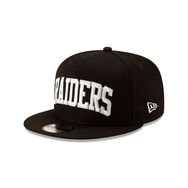 New Era Raiders Basic Arch Black Snapback Hat