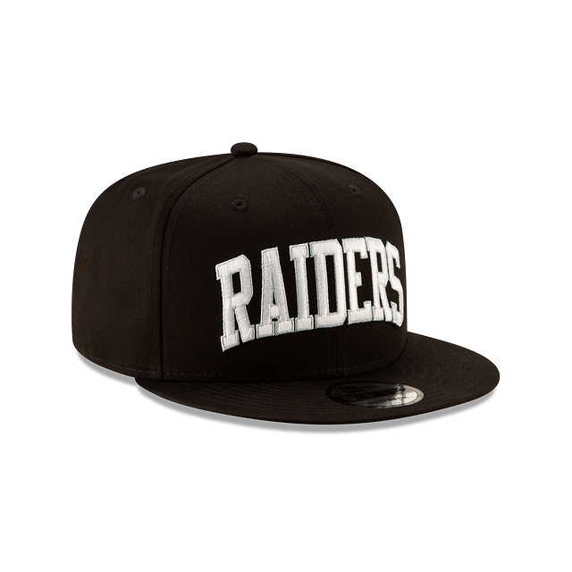 New Era Raiders Basic Arch Black Snapback Hat