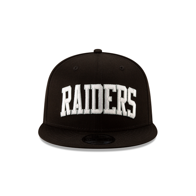 New Era Raiders Basic Arch Black Snapback Hat