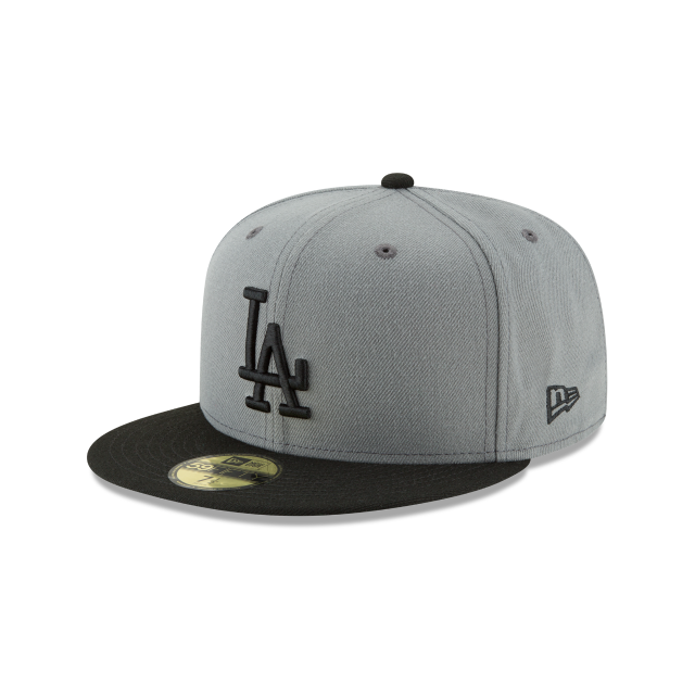 New Era Los Angeles Dodgers Basic Stone/Black 59Fifty Fitted Hat