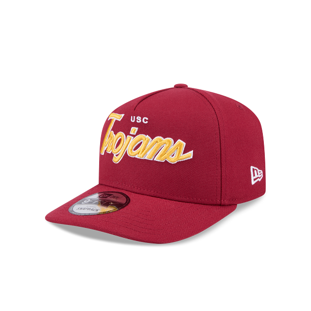 New Era USC Trojans 950AF A-Frame Poly Script Snapback Hat