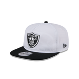 New Era Las Vegas Raiders Training Golfer White Snapback Hat