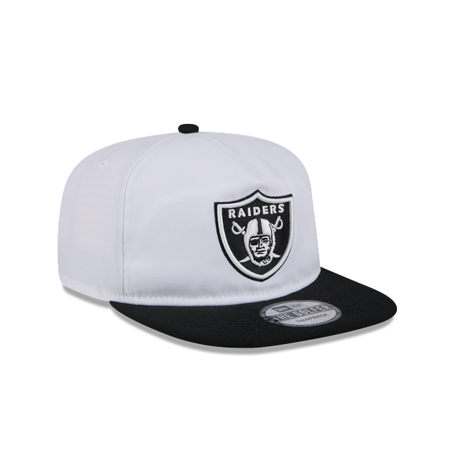 New Era Las Vegas Raiders Training Golfer White Snapback Hat