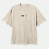 Brixton Union Heavyweight Cream Classic Wash Relaxed S/s Shirt