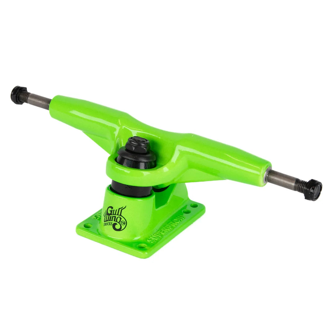 Gullwing Pro III Neon Green 9.0" Skateboard Truck