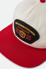 Brixton Division OFF White/RED NP MP Snapback Hat