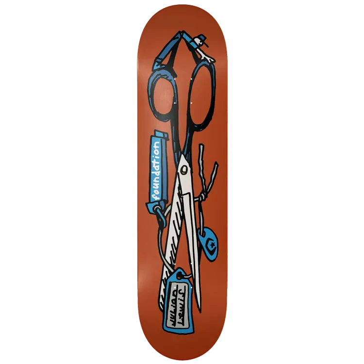 Foundation Julian Lewis Scissors 8.38" Skateboard Deck