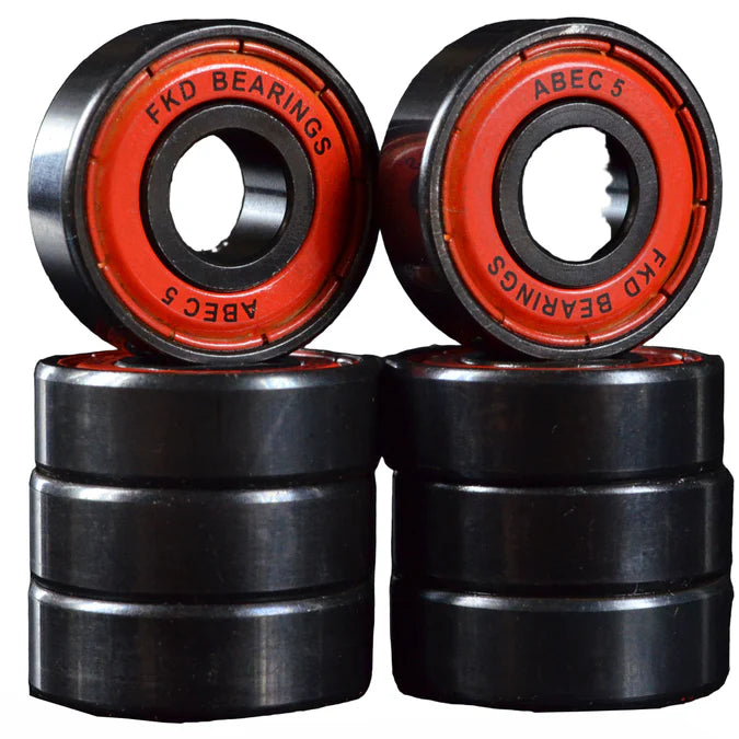 FKD Sawblade Steel Abec 5 Red/Black Bearings