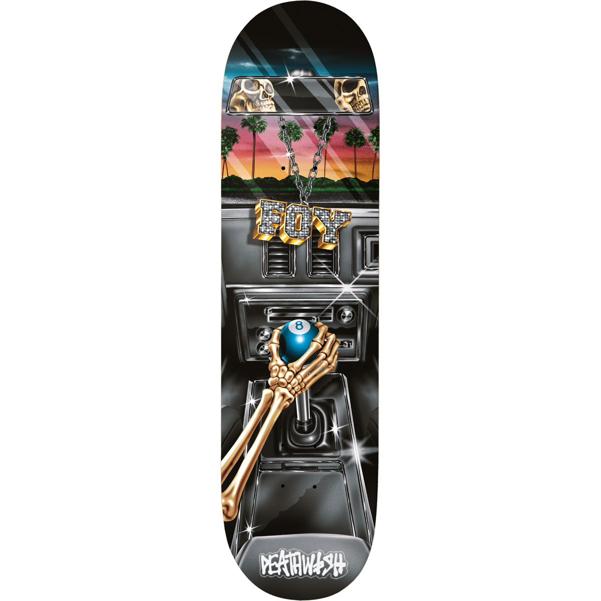 Deathwish Jamie Foy Samborgini Shifter 8.0" Skateboard Deck
