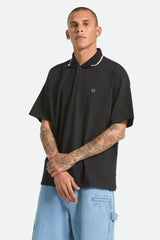 Brixton Anton Black S/s Polo